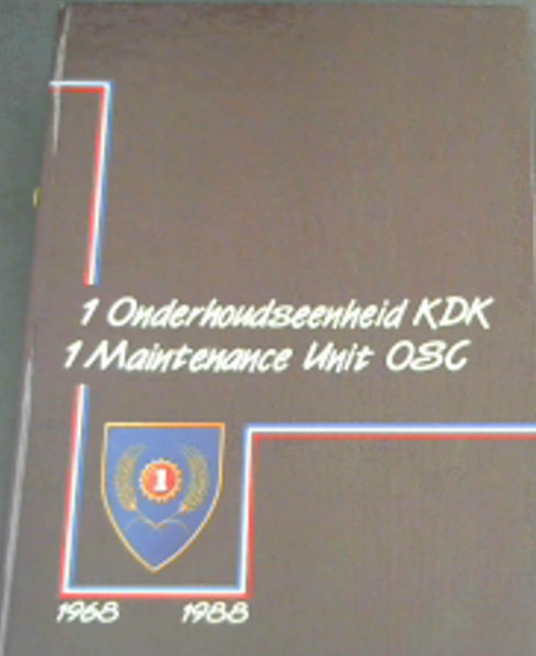 1 Onderhoudseenheid KDK/ 1 Maintenance Unit OSC 1969-1988 (Afrikaans/ English)