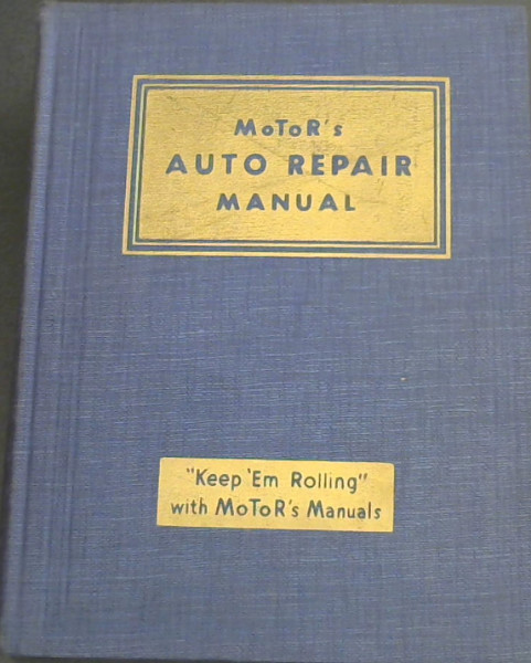 Motor's Auto Repair Manual 9th Edition