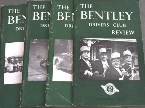 The Bentley Drivers Club Review . 4 Volumes : January, April. July & October 1962