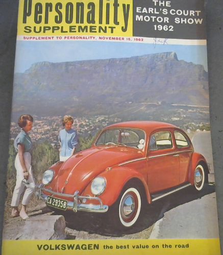 Personality Supplement, November 15, 1962
