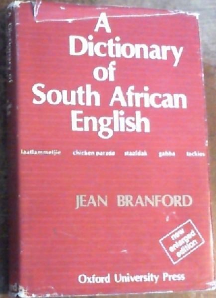 A Dictionary of South African English