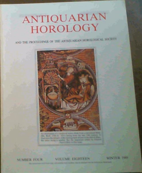 The Antiquarian Horology Vol.XVIII No.4 Winter 1989