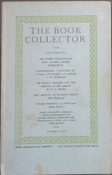 The Book Collector , Vol. 5 No. 2 :Summer 1956