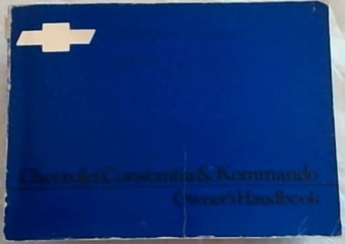 Chevrolet Constantia & Kommando Owner's Handbook