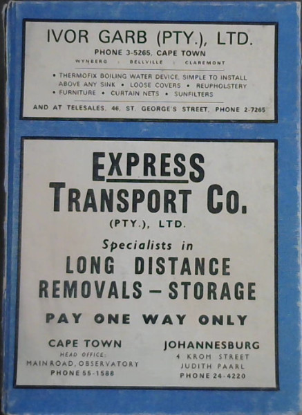 Cape Times Peninsula Directory with Street Maps 1981