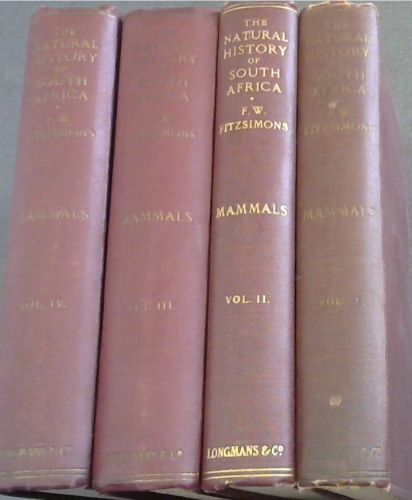 The Natural History of South Africa: Mammals - 4 volumes