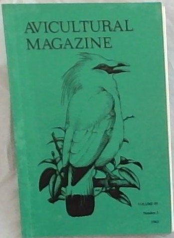 Avicultural Magazine vol. 89