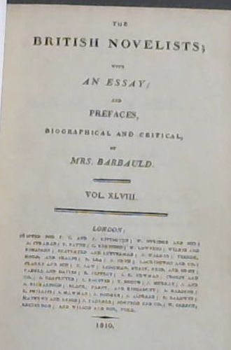 Man As He Is Not; or, Hermsprong (The British Novelists; with An Essay; and Prefaces, biographical and critical by Mrs Barbauld - Vol XLVIII)