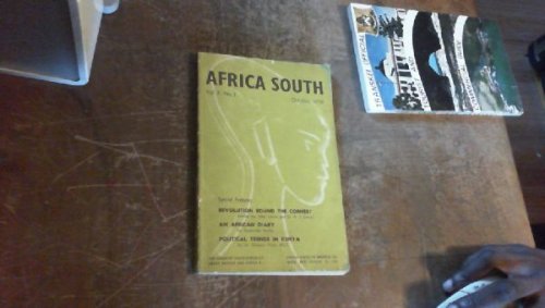 Africa South, Vol. 3 No. 1, Oct - Dec 1958