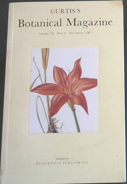Curtis's Botanical Magazine Vol. 20, Part 4, November 2003