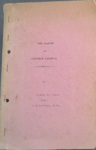 The Grasses of Southern Rhodesia