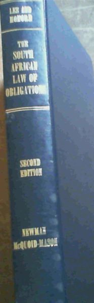 Lee and Honore : The South African Law of Obligations