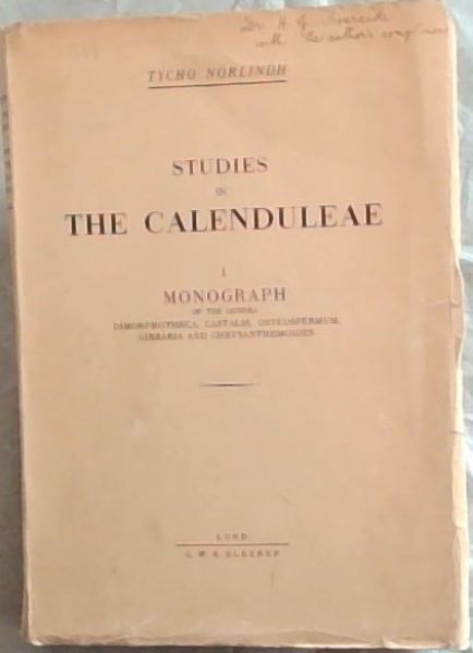 Studies in the Calenduleae: I - Monograph of the genera Dimorphotheca, Castalis, Osteospermum, Gibbaria and Chrysanthemoides