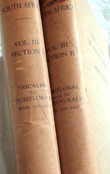 The Flora of South Africa (Volume III, Section I & II) with a synopsis of the South African Genera of Phanerogamous Plants