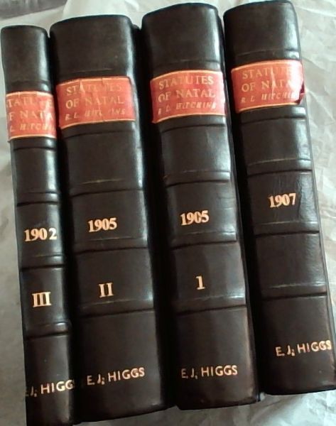 Statutes of Natal (Volume 1-4)