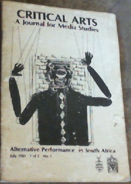 Critical Arts : A Journal for Media Studies