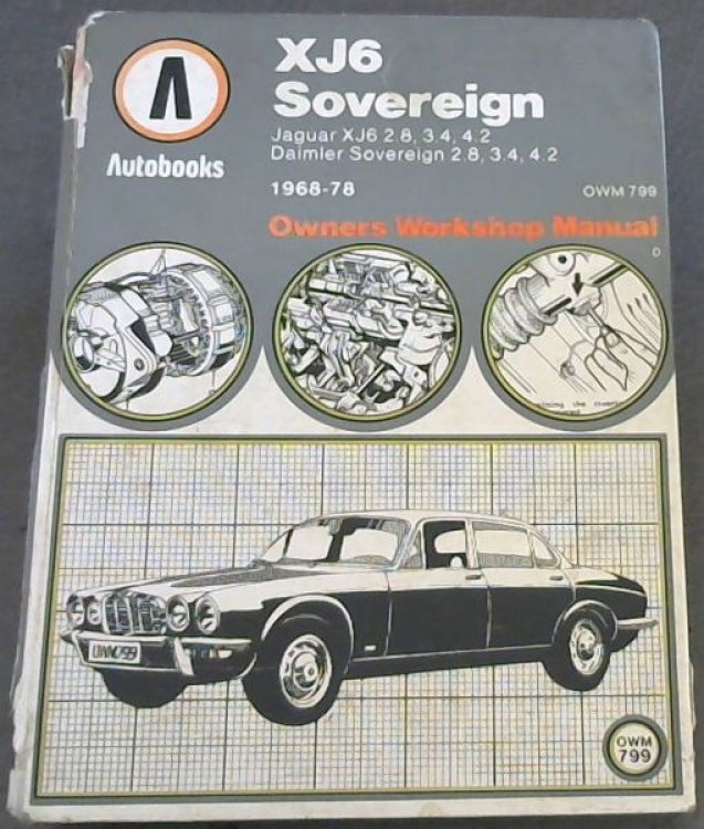 Jaguar XJ6 Daimler Sovereign 1968-78 Autobook