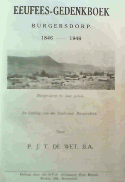 Eeufees-Gedenkboek : Burgersdorp 1846-1946