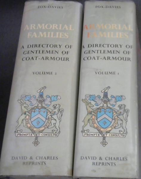Armorial Families: A Directory of Gentlemen of Coat-Armour . 2 Volume Set