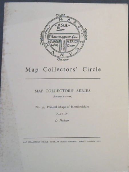 The Printed Maps of Hertfordshire 1577-1900 (Part IV, No. 75)