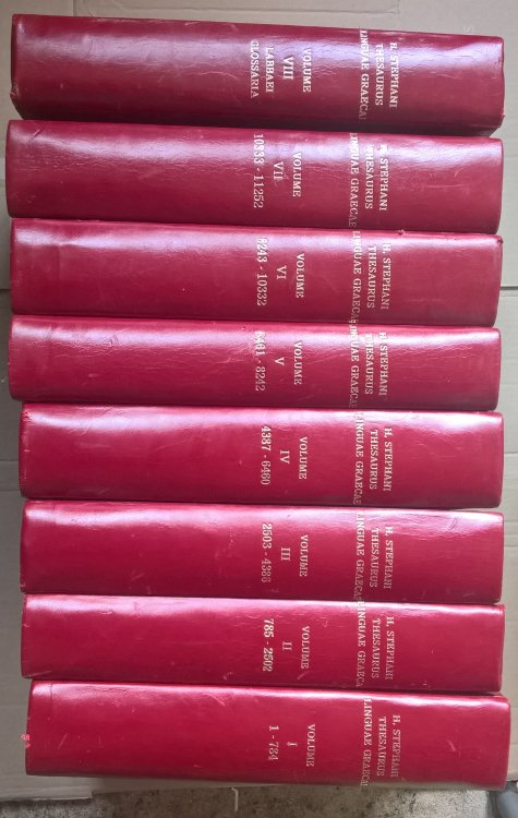 Thesaurus Linguae Graecae, Vol 1-8