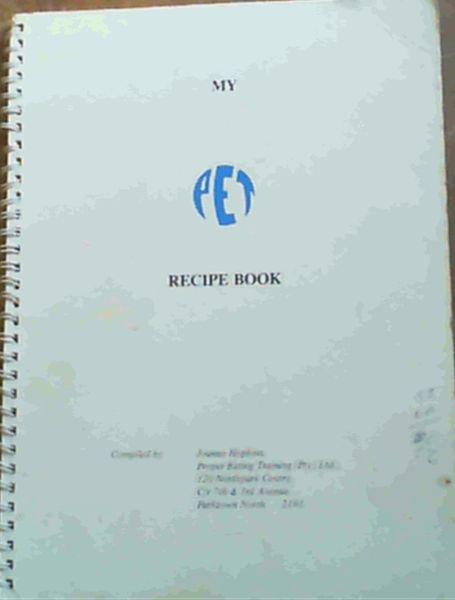 My PET Recipe Book