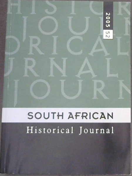 SOUTH AFRICAN 2005 (52) - Historical Journal