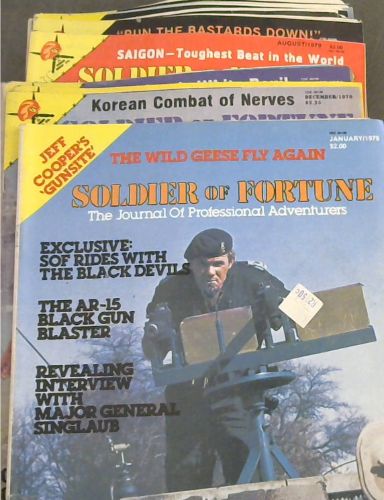 Soldier of Fortune : Journal of Professional Adventures. 12 Volumes. Jan. - Dec. 1979