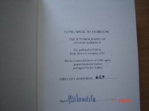 Long Walk to Freedom : The Autobiography of Nelson Mandela
