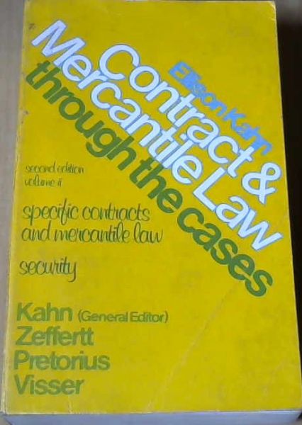 Contract & Mercantile Law through the cases