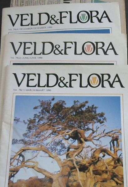 Veld & Flora. Vol. 76 No. 1, 2 & 4