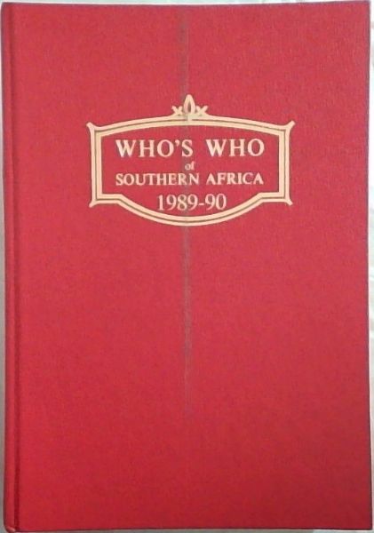 Who's Who of Southern Africa 1989-90
