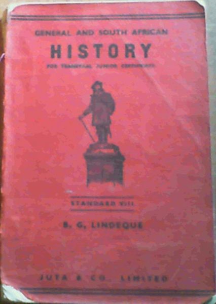 General & South African History For Transvaal Junior Certificate