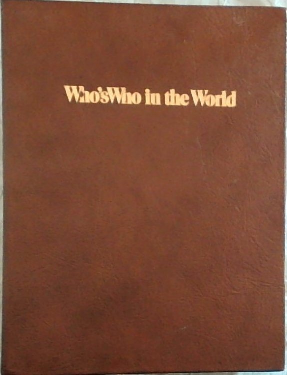 Who's Who In The World 10th Edition, 1991 - 1992
