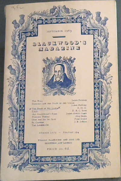 Blackwood's Magazine Number 1775, Volume 294, September 1963