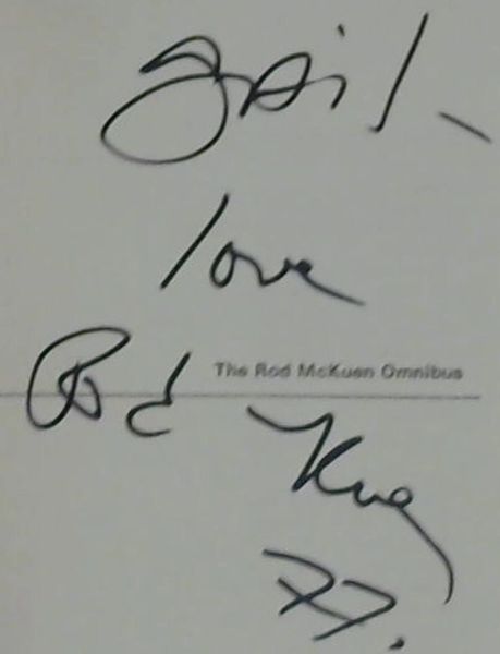 The Rod McKuen Omnibus : Listen to the Warm ; Stanyan Street & Other Sorrows ; Lonesome Cities and Fourteen New Poems
