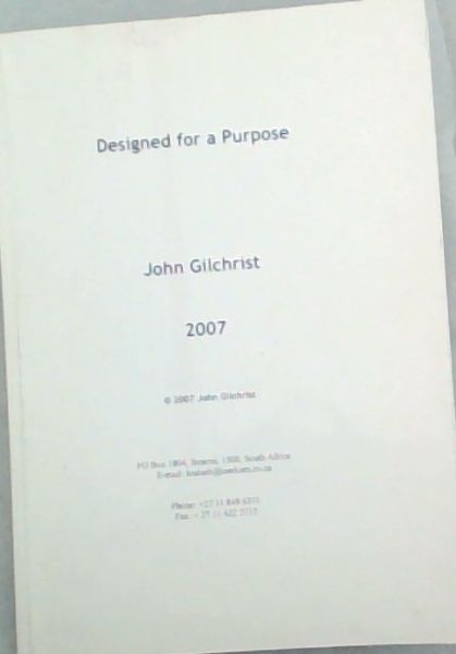 Designed for a Purpose