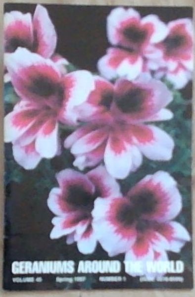 Geraniums Around The World Vol. 45 Spring 1997 No.1