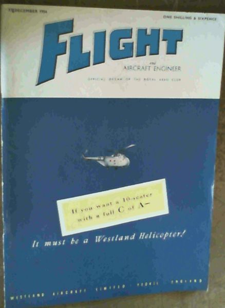 Flight & Aircraft Engineer No. 2395 Vol.66 Friday, 17 December 1954