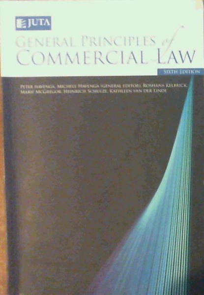 General Principles of Commercial Law 6th Edition