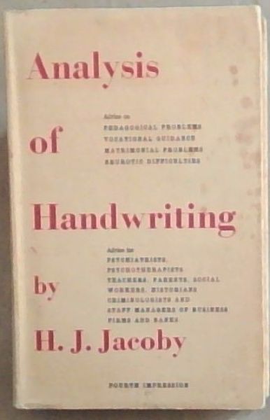 Analysis Of Handwriting