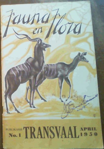 Fauna en Flora Transvaal, Number 1