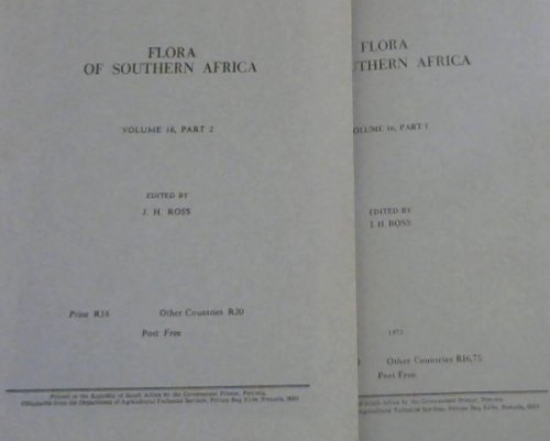 Flora of Southern Africa Volume 16 Part 1 & 2