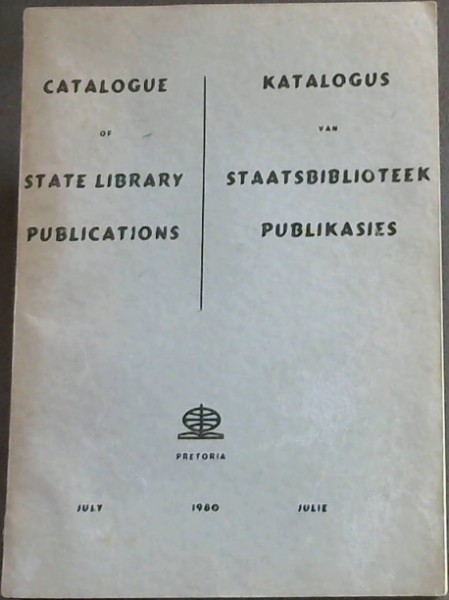Catalogue of State Library Publications