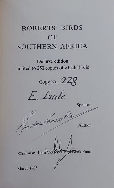 Roberts' Birds of Southern Africa