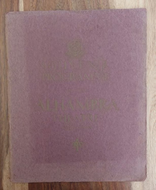 Souvenir Programme of the Alhambra Theatre Cape Town