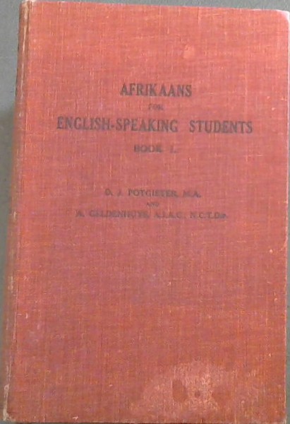 AFRIKAANS FOR ENGLISH-SPEAKING STUDENTS - BOOK 1