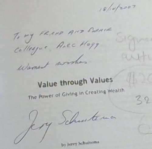 Value Through Values: The Power of Giving in Creating Wealth