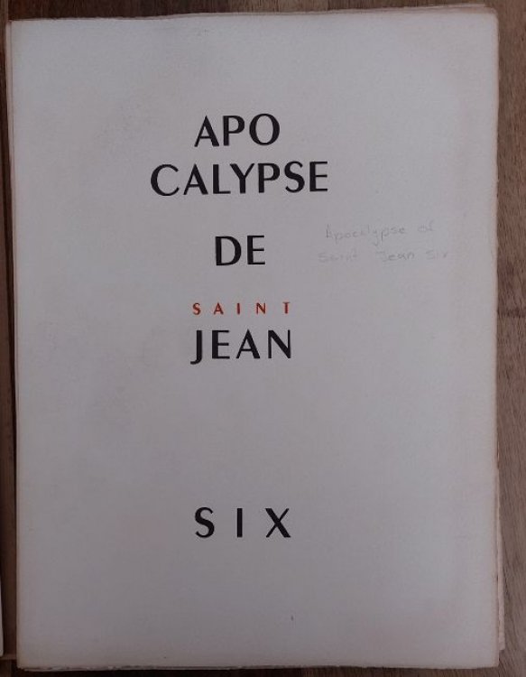 Apocalypse de St. Jean: 48 Original Lithographs