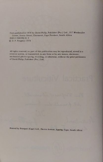 Practical Viticulture